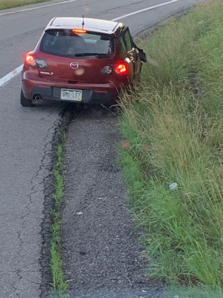 VSP: Road rage suspect ends up crashing into a ditch
